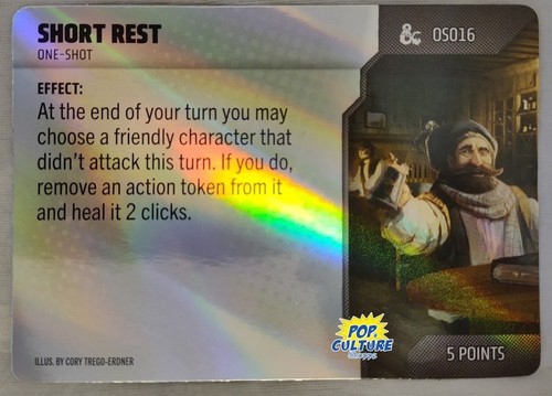 Heroclix os016 short rest - d&d,