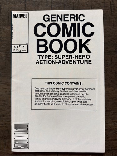 Generic comic book - comic, #1